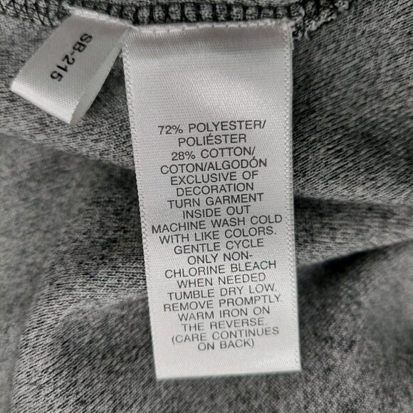 Fisher Hill Womens Grey Knit Top Size 3XL Hand Embroidered Vintage Tunic - Picture 8 of 9